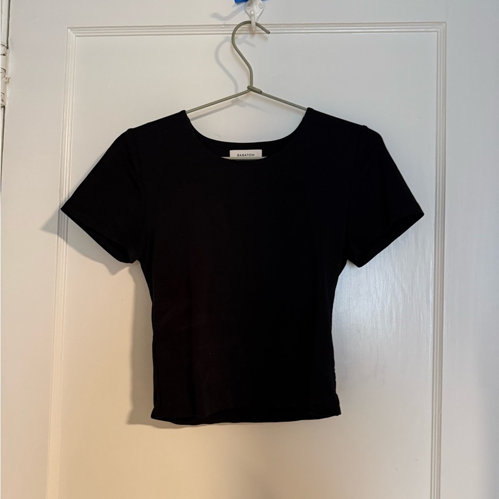 Babaton Black Short Sleeve Tee